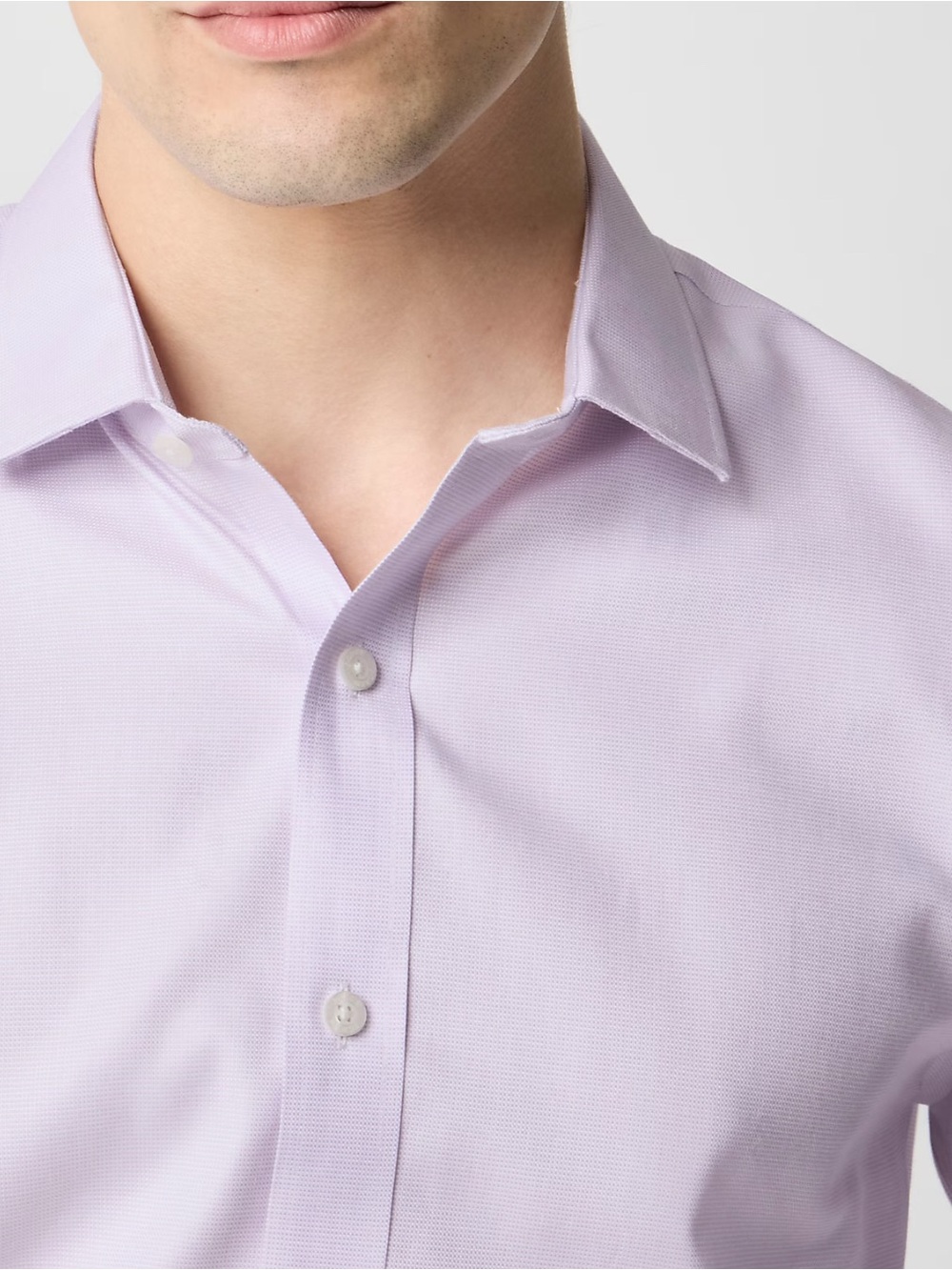 J. Crew Factory Light Lavender Dress Shirt - Picture 2 of 6